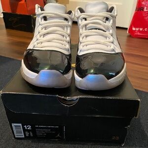 Air Jordan 11 Retro Low "Emerald", Men's size 12.